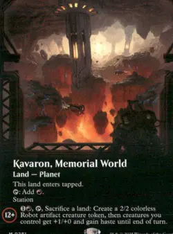 Kavaron, Memorial World (Borderless) - Edge of Eternities - 281 - MTG Magic - Image 1