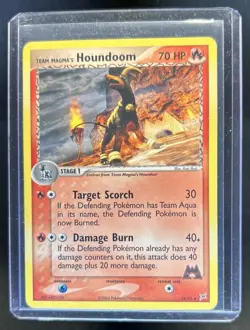 2004 Pokemon EX Team Magma vs Aqua Magma's Houndoom #34/95 - Image 1