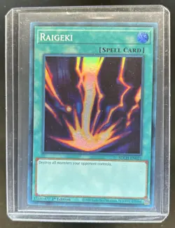 2020 Yu-Gi-Oh! Structure Deck Spirit Charmers English 1st Raigeki #SDCH-EN021 - Image 1