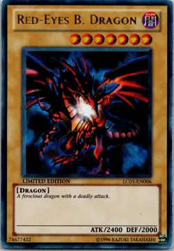 Yugioh Red-Eyes Black Dragon LC01-EN006 Limited Edition Ultra Rare NM - Image 1