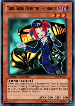 Yugioh Tour Guide From the Underworld CT09-EN013 Limited Edition Super Rare NM - Image 1