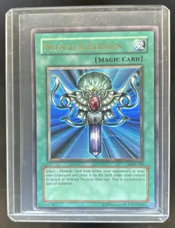 2002 Yu-Gi-Oh! Legend of Blue Eyes White Dragon Monster Reborn #LOB-118 - Image 1