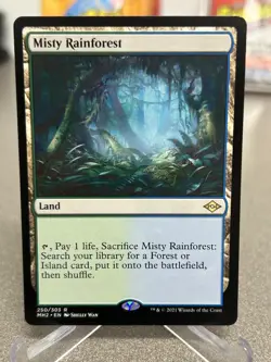 MTG Magic the Gathering Misty Rainforest (250/303) Modern Horizons 2 - Image 1