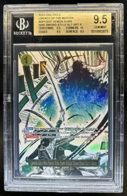 2025 One Piece Demon Aura Nine Sword Style Asura Alt Art #OP12-037 BGS 9.5 - Image 1
