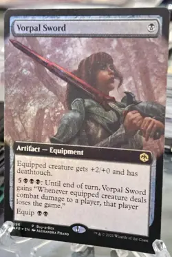 MTG VORPAL SWORD - Adventures Forgotten Realms Buy-A-Box Promo Foil - Image 3