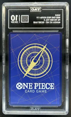 2025 One Piece The Best Sanji Manga Alternate Art SR #OP06-119 TAG 10 - Image 2