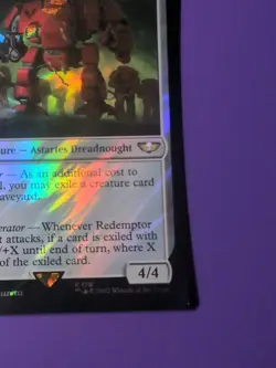 SURGE FOIL Redemptor Dreadnought - Free P+P - Slight Curve - Image 5