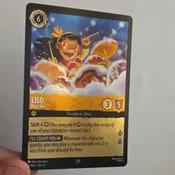 Lilo-Rock Star Foil 17/204 Winterspell Disney Lorcana Cold Foil NM - Image 1