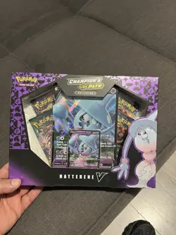 POKEMON TCG Champion's Path Hatterene V Box Booster Packs + Foil Promo Card - Image 2