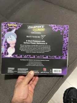 POKEMON TCG Champion's Path Hatterene V Box Booster Packs + Foil Promo Card - Image 3