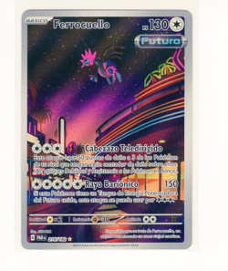 ~ESP~ SPANISH Ferrocuello Iron Jugulis Paradox Rift 216 Pokemon Card (G4) - Image 1