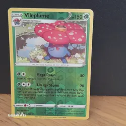 Pokemon Card Vileplume 003/196 Lost Origin Reverse Holo Rare - Image 1