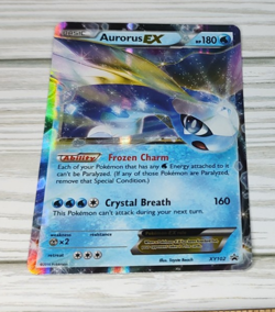 Pokemon Aurorus EX Promo XY102 Water XY Black Star Promo HP Trading Card TCG - Image 1