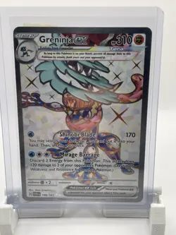 Pokemon Greninja EX Ultra Rare 198/167 Twilight Masquerade Holo Card 2024 - Image 1