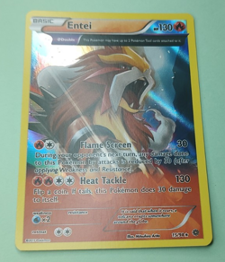 Entei - 15/98 - Pokemon Ancient Origins XY Reverse Holo Trading Card TCG - Image 2