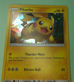 Pokemon TCG - Pikachu SM76 Cosmos Foil Sun & Moon Black Star Promo Card - Image 2