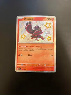 Oricorio - 113/091 - Pokemon Paldean Fates Shiny Rare Card NM - Image 1
