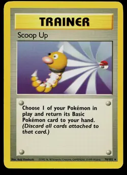 Pokemon Card - Scoop Up Base Set 78/102 Rare - Image 1
