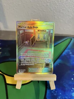 Martial Arts Dojo Holo Card 268/236 Secret Sm-Cosmic Eclipse Edition - Image 1