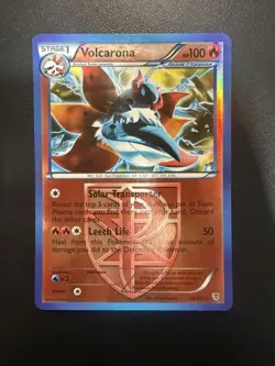 Pokemon TCG Volcarona Plasma Blast 13/101 Reverse Holo Rare Card - Image 1