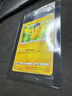 Pokemon Pikachu 028/078 Promo Holo Card Pokemon GO English Basic sealed - Image 3