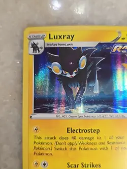 Pokemon Card Luxray Holo Rare SWSH05: Battle Styles 048/163 Pack Fresh - Image 2