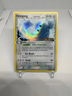 Pokemon Card - Dewgong Dragon Frontiers 15/101 Rare Reverse Holo Stamped - Image 1