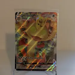 Meowth VMAX Full Art Promo Holo 300HP SWSH005 Sword & Shield Pokemon TCG Card - Image 1