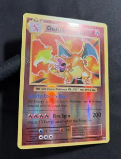 Pokemon TCG Charizard Evolutions 11/108 Reverse Holo Rare Card - Image 2