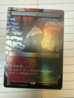 Karplusan Forest (Borderless) Dominaria United Foil - Image 1
