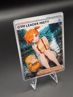 Misty - Pokemon - Full Art Custom Glossy Waifu - Trainer Card - Image 2