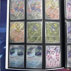Lot Of 91 Modern Pokemon Cards IRs, FULL ART & More With Binder Near Mint - Image 2