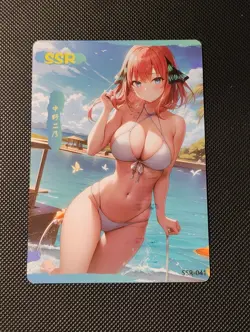 SSR-041 Nino Nakano Quintessential Quintuplets Goddess Story TCG Anime Card - Image 1