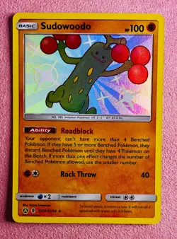 Sudowoodo | SV20/SV94 | Hidden Fates Shiny Vault | Pokemon Card Shiny Holo | NM - Image 1