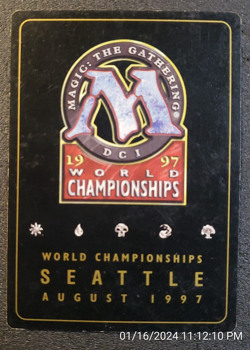 MTG Choking Sands (1997 Jakub Slemr) World Championship (DS3D1C5) - Image 4