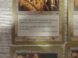 4x Seal of Cleansing - World Championship Deck WCD - NM/EX - English - MTG - Image 2