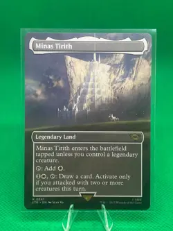 MTG - (Borderless) MINAS TIRITH #341 - Lord of the Rings (R) - Image 1