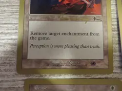 4x Erase - World Championship Deck WCD - NM/EX - English - MTG - Image 2