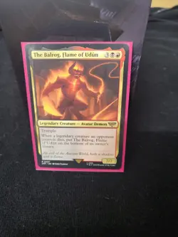 MTG - The Balrog, Flame Of Udun - Lord of the Rings - RARE - NM - Image 1