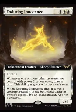 MTG Duskmourn - Enduring Innocence - R 0368 Extended Art NM - Image 1