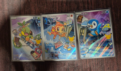 Pokemon TCG First Partners Sinnoh Turtwig MEP 040 Piplup 042 Chimchar 041 NM - Image 1