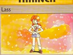 English Lass Base Set 75/102 Trainer - Unlimited Non-Holo Rare LP - Pokemon TCG - Image 2