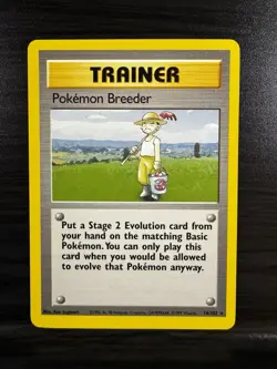 Pokemon TCG | Pokemon Breeder - 76/102 | Base Set Rare | LP-NM - Image 1
