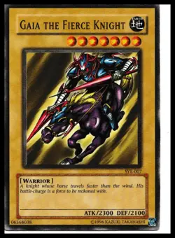 Gaia The Fierce Knight SYE-007 YuGiOh Starter Deck: Yugi Evolution - Image 1