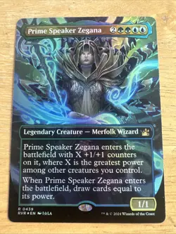 Prime Speaker Zegana (Anime Borderless) Ravnica Remastered - Near Mint Foil - Image 1