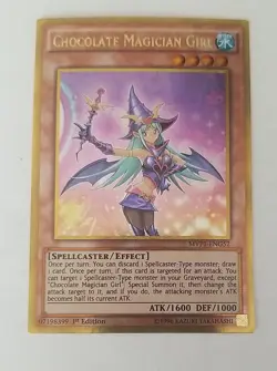 Yugioh Chocolate Magician Girl MVP1-ENG52 Gold Rare NM - Image 1