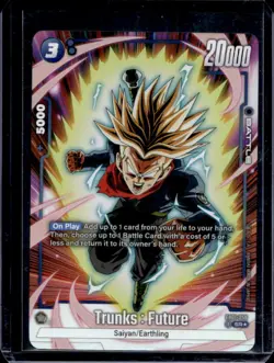 2024 Dragon Ball Super Fusion World Trunks Future Alt Art #FB01-050 - Image 1