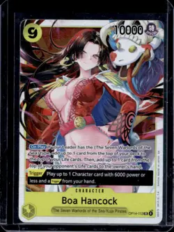 2026 One Piece Azure Sea's Seven Boa Hancock Super Rare #OP14-112 - Image 1