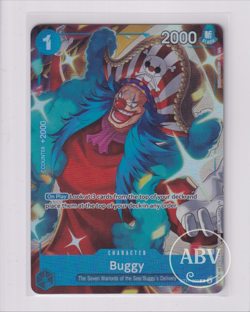 Buggy One Piece TCG ST17-003 Seven Warlords of Sea Set English Alt Promo Card - Image 1