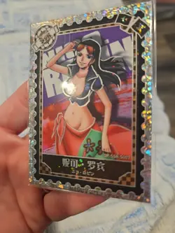 One Piece Collectible Trading Thick Card Stock Nico Robin OP-SGR-S007 Holo - Image 2